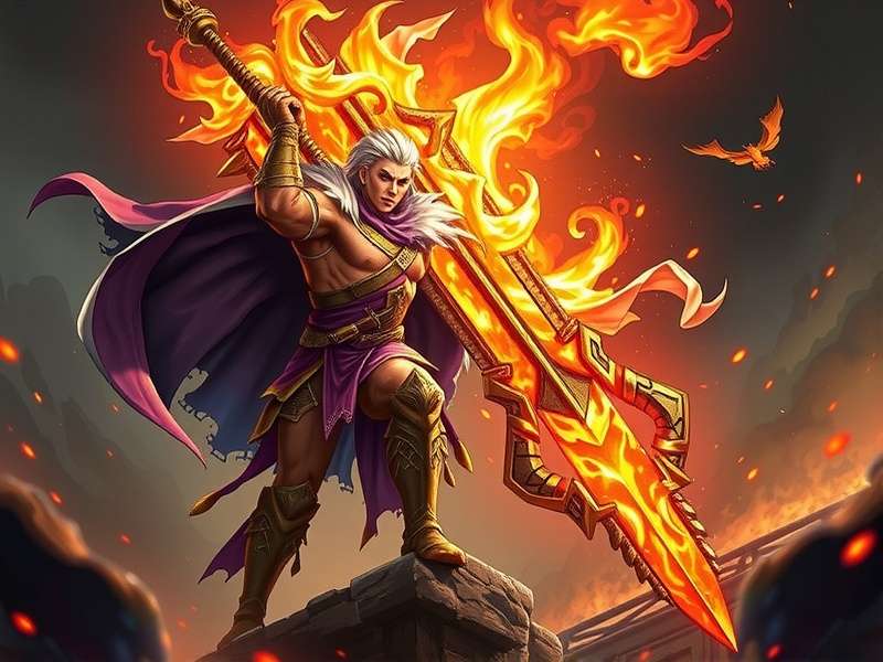 Burning Champion Strife Game Banner